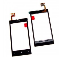 Touch screen (sensor) 520 for Nokia Lumia / 525 Lumia RM-914, RM-915, black, with the front panel